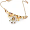 Edwardian Gold Demantoid Amethyst & Pearl Necklace - Saddingtons Jewellery Stand 375 - image 3