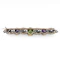 Edwardian Suffragette Style Amethyst Peridot Diamond Brooch - Saddingtons Jewellery Stand 375 - image 3