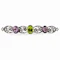Edwardian Suffragette Style Amethyst Peridot Diamond Brooch - Saddingtons Jewellery Stand 375 - image 1