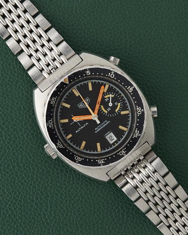 Heuer Autavia Ref. 15630 Orange Boy Gay Freres BoR Bracelet 1971 - image 2