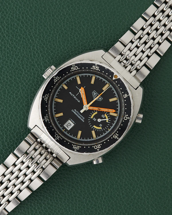 Heuer Autavia Ref. 15630 Orange Boy Gay Freres BoR Bracelet 1971 - image 3