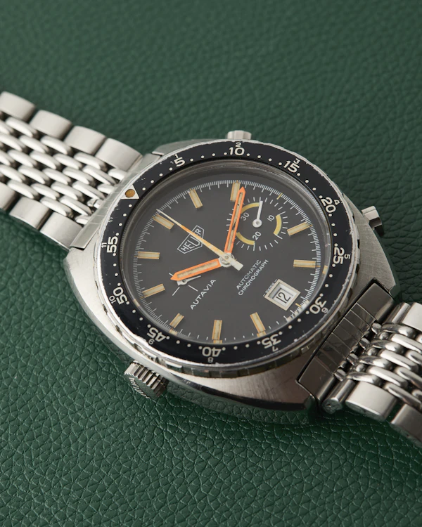 Heuer Autavia Ref. 15630 Orange Boy Gay Freres BoR Bracelet 1971 - image 6