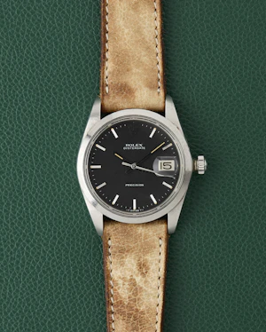 Rolex OysterDate Precision Ref. 6694 Matt Black Dial 1973