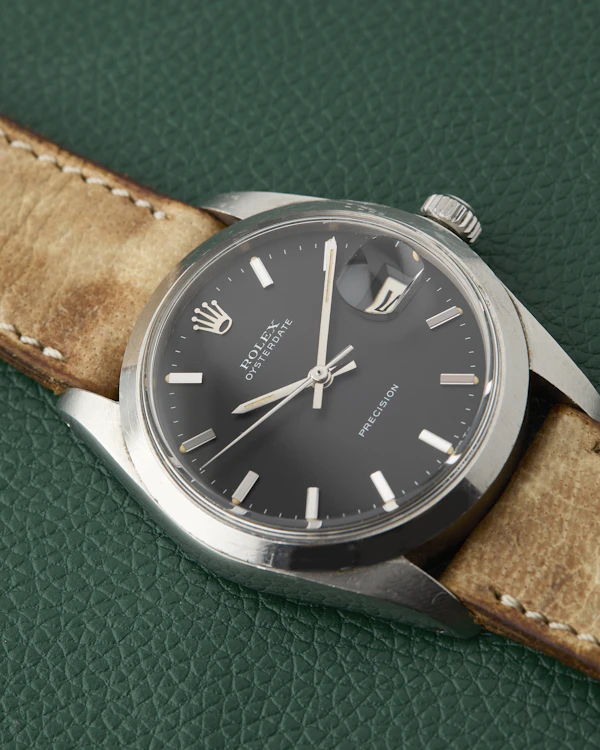 Rolex OysterDate Precision Ref. 6694 Matt Black Dial 1973 - image 8