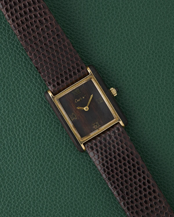 Cartier Tank Palissandre de Rio Ref. 20611 Tank Wood - image 2