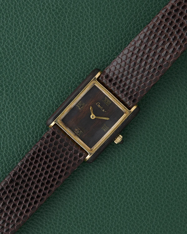 Cartier Tank Palissandre de Rio Ref. 20611 Tank Wood - image 3