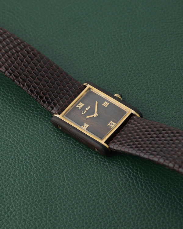 Cartier Tank Palissandre de Rio Ref. 20611 Tank Wood - image 9