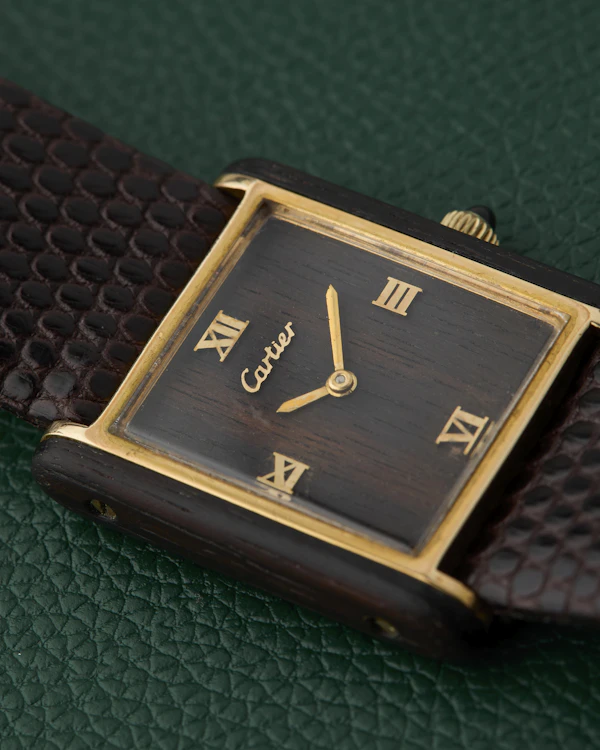 Cartier Tank Palissandre de Rio Ref. 20611 Tank Wood - image 7
