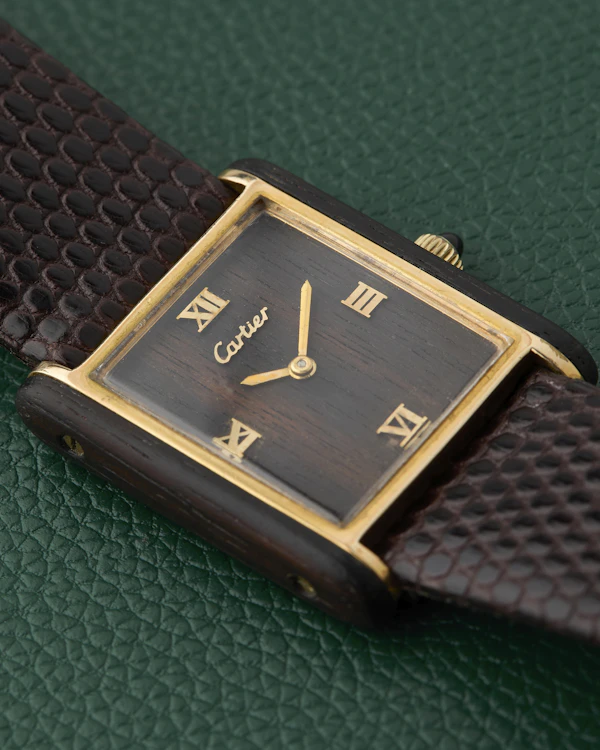Cartier Tank Palissandre de Rio Ref. 20611 Tank Wood - image 8