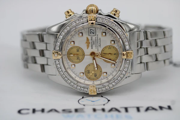 Breitling Galactic Chrono B13358 (After set Diamond Bezel) - image 10