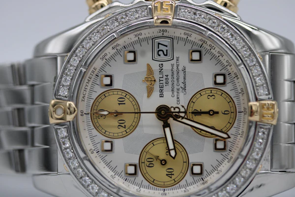 Breitling Galactic Chrono B13358 (After set Diamond Bezel) - image 9