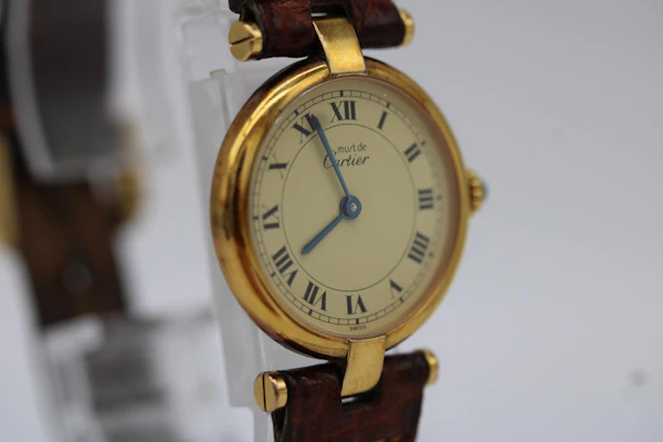 Cartier Vendome 590004 Original Cartier Box and Papers 1989 Cartier Strap - image 4