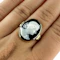 Early Victorian Banded Agate Cameo Ring - Saddingtons Jewellery Stand 375 - image 2