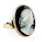 Early Victorian Banded Agate Cameo Ring - Saddingtons Jewellery Stand 375 - image 4
