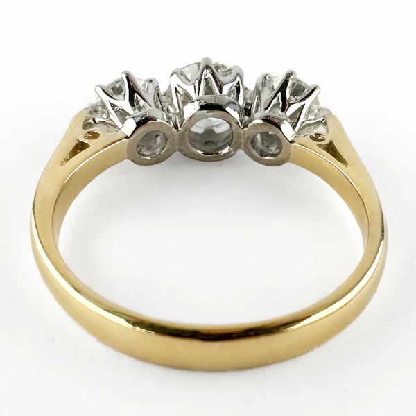 1920’s 3 Stone Diamond Ring 1.24cts - Saddingtons Jewellery Stand 375 - image 3