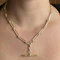1923 18″ Gold Trombone Link Albert Chain - Saddingtons Jewellery Stand 375 - image 1