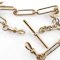 1923 18″ Gold Trombone Link Albert Chain - Saddingtons Jewellery Stand 375 - image 3