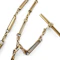 Antique Double Trombone Box Link Albert 20.25″ - Saddingtons Jewellery Stand 375 - image 2