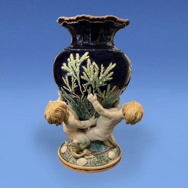 Minton Majolica Marine Vase c.1865 - image 1