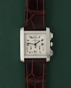 Cartier Tank Française Ref. 2531 Chronoflex “Yearling” Chronograph