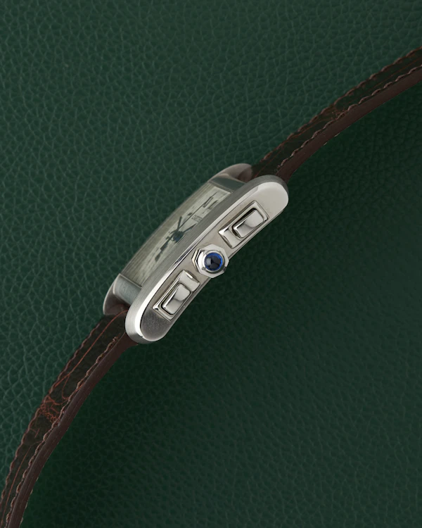Cartier Tank Française Ref. 2531 Chronoflex “Yearling” Chronograph - image 4