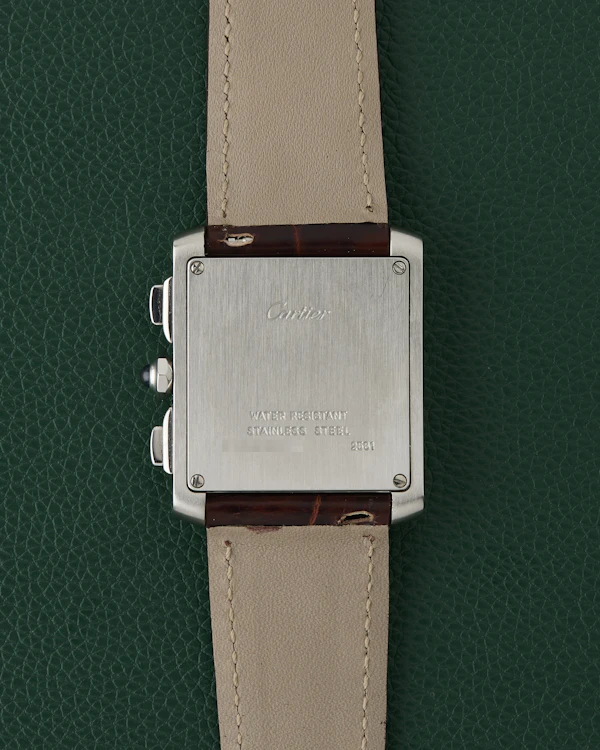 Cartier Tank Française Ref. 2531 Chronoflex “Yearling” Chronograph - image 6