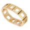 Vintage French 18ct Gold Square Link Bracelet - image 1