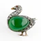 Edwardian Multi-Gem Duck Brooch - Saddingtons Jewellery Stand 375 - image 4