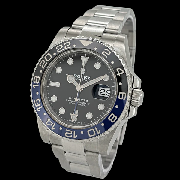 ROLEX GMT MASTER II OYSTER FULL SEt 2013 BATMAN - 116710BLNR - image 1