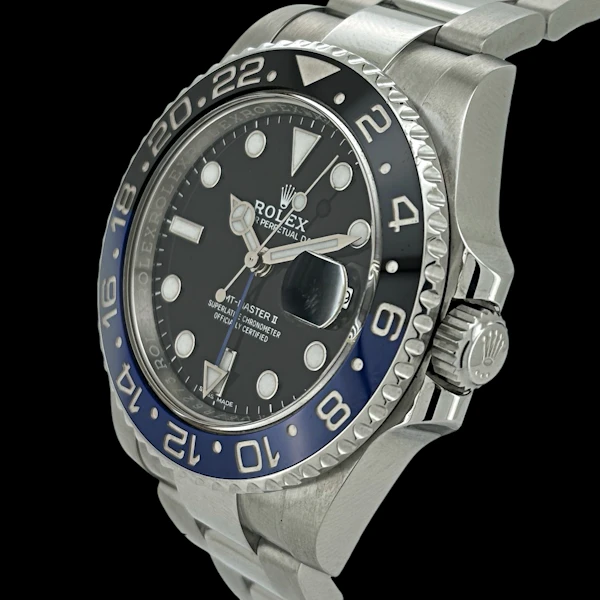 ROLEX GMT MASTER II OYSTER FULL SEt 2013 BATMAN - 116710BLNR - image 2