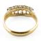 1929 Suffragette Diamond, Emerald & Amethyst Half Hoop Ring - Saddingtons Jewellery Stand 375 - image 4