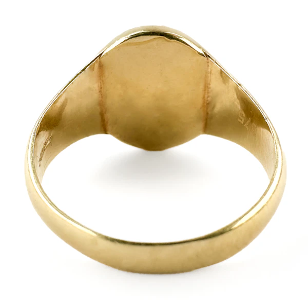 Vintage Unicorn Intaglio Signet Ring with Wax Seal Impression - Saddingtons Jewellery Stand 375 - image 4