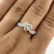 Victorian Diamond Trefoil Ring - Saddingtons Jewellery Stand 375 - image 2