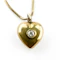 Diamond Set Gold Heart Pendant - Saddingtons Jewellery Stand 375 - image 3