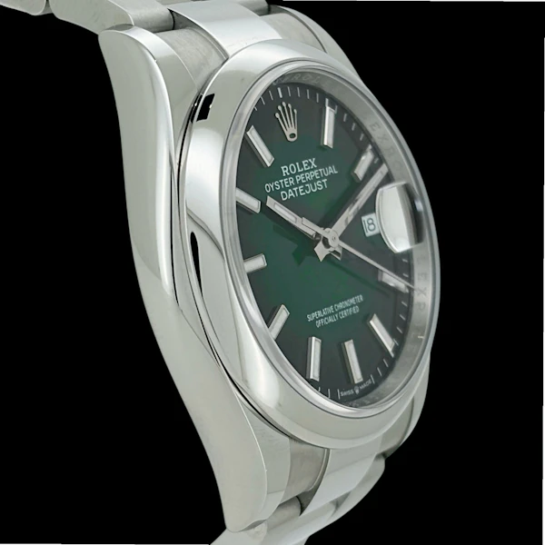ROLEX DATEJUST 36 NEW GREEN OMBRE DIAL FULL SET OYSTER 2026 - 126200-0025 - image 3