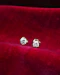 A fine pair of 14 carat Yellow Gold, Diamond Stud Earrings, Preowned. - image 4