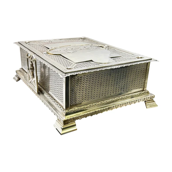 Large silver and enamel cigar casket, Serbia, c.1910. - image 4