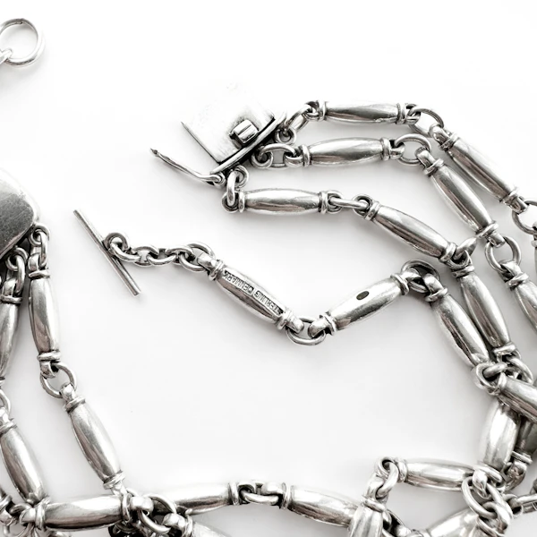 Georg Jensen Triple Layer Necklace & Bracelet Suite - Saddingtons Jewellery Stand 375 - image 3