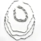 Georg Jensen Triple Layer Necklace & Bracelet Suite - Saddingtons Jewellery Stand 375 - image 2