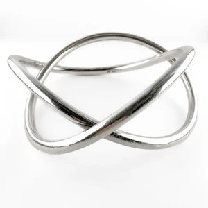 Georg Jensen Alliance Silver Bangle - Saddingtons Jewellery Stand 375