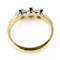 Millennium 1.27ct 3 Stone Diamond Ring - Saddingtons Jewellery Stand 375 - image 3