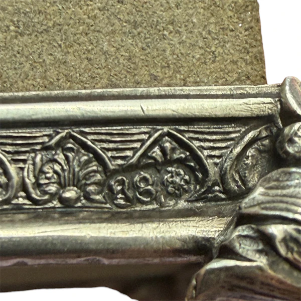 Faberge silver and sandstone match holder, St Petersburg, c.1890s by Workmaster Julius Rappoport. - image 11