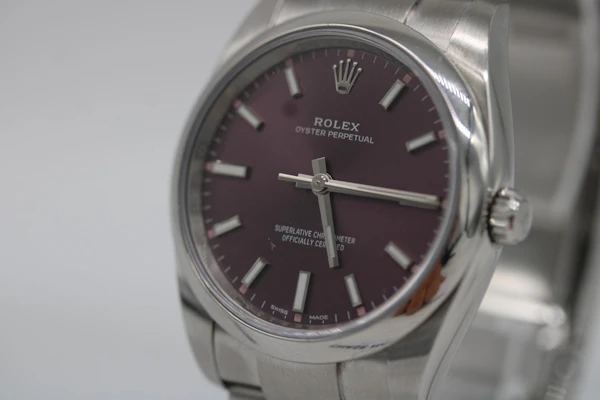 Rolex Oyster Perpetual 114200 Red Grape - image 3