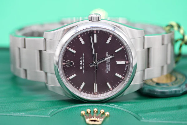 Rolex Oyster Perpetual 114200 Red Grape - image 8