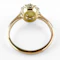 Edwardian Chrysoberyl Cat’s Eye & Diamond Cluster Ring - Saddingtons Jewellery Stand 375 - image 4