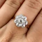 Victorian 8 Stone Diamond Daisy Cluster Ring - Saddingtons Jewellery Stand 375 - image 2
