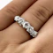 Edwardian 1.75ct 5 Stone Diamond Ring - Saddingtons Jewellery Stand 375 - image 2