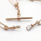 1899 Trombone & Knot Link Albert Chain - Saddingtons Jewellery Stand 375 - image 2