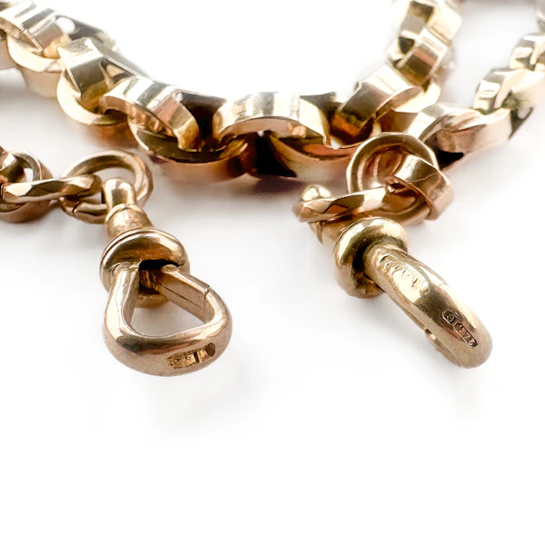 16″ Chunky Graduated Fancy Link Chain - Saddingtons Jewellery Stand 375 - image 3