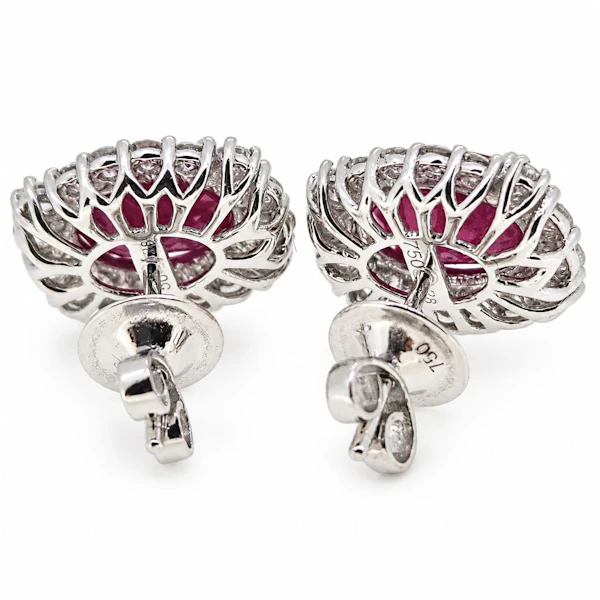 Ruby & Diamond earrings - image 2